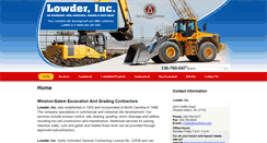 Desktop Screenshot of lowdergrading.com